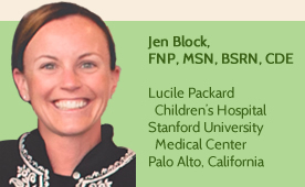Jen Block, FNP, MSN, BSRN, CDE, has worked in a variety of diabetes care programs over the last 15 years helping people with Type 1, Type 2 and Gestational ... - vfs3_homec